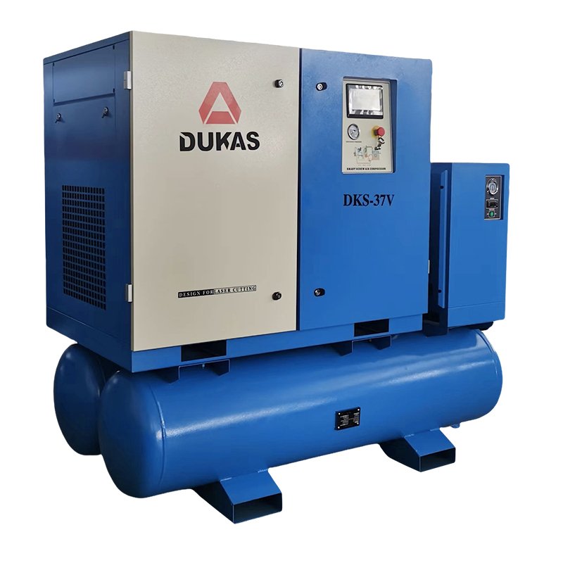Efficient 16-BAR 4-in-1 Portable Screw Air Compressor with PLC Motor Lubricated End for Laser Cutting Stationary Configuration Option Compressor air Pump