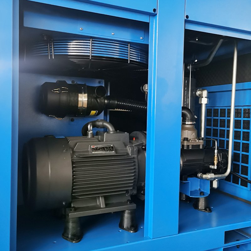 Efficient 16-BAR 4-in-1 Portable Screw Air Compressor with PLC Motor Lubricated End for Laser Cutting Stationary Configuration Option Compressor air Pump