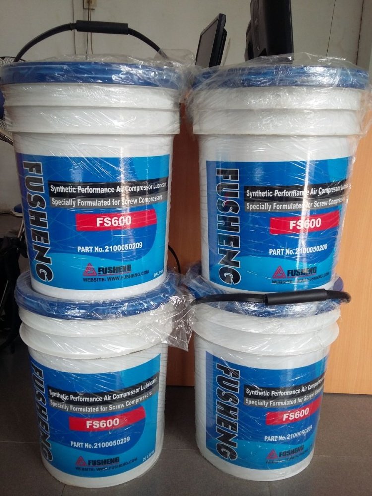 FS600 Fusheng Compressor Refrigeration Oil Screw air Compressor Oils 2100050209 Special Coolant 20L