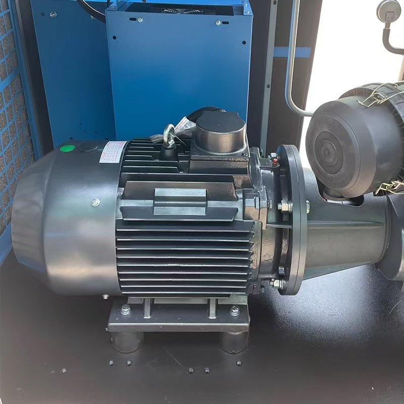 Industrial Grade 55kw Screw Air Compressor 7.5kw Permanent Magnet Variable Frequency Oil Lubrication Low 380v Pump Motor Gear