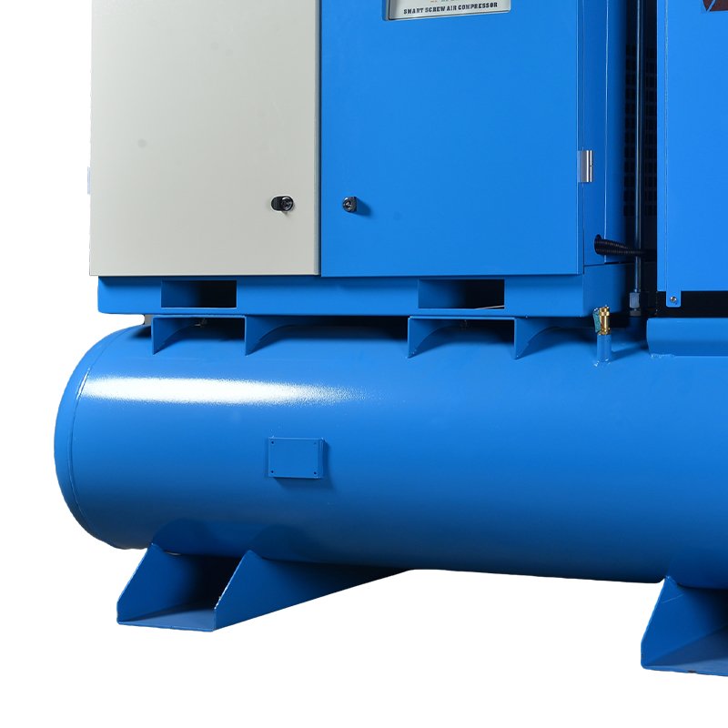Efficient 7.5 KW 11 KW 15 KW Germany Technology Industrial Silent Rotary Screw Air Compressor With Dryer and Tank Customizable