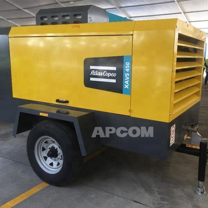 Atlas XAVS450 Copco Compressor De Ar a Diesel 14bar 450cfm XAVS 450 Cfm 200psi 13m3 AtlasCopco XAVS206C Atlas-Copco