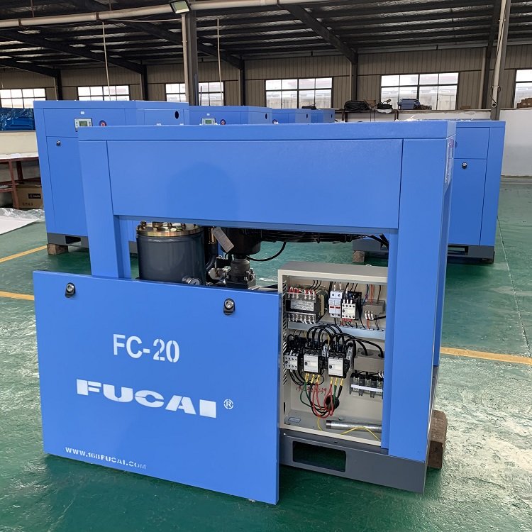 Factory Hot Sale FUCAI FC-20 Model 10bar 20hp air Compressor with 1 Year Warranty