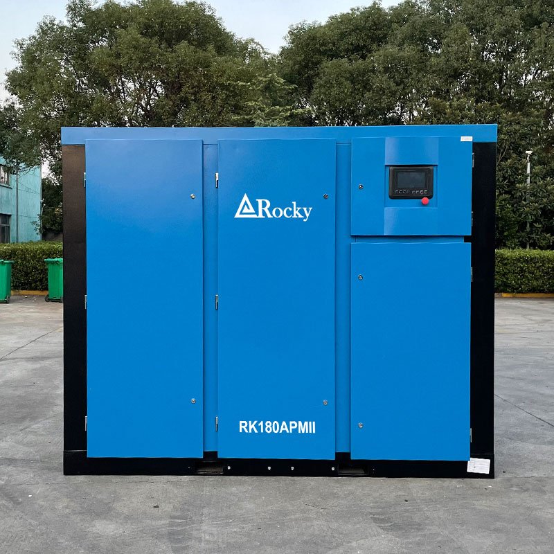Industrial Screw Compressor 132 kW 175 hp Variable Speed Two Stage Air Compressor Price