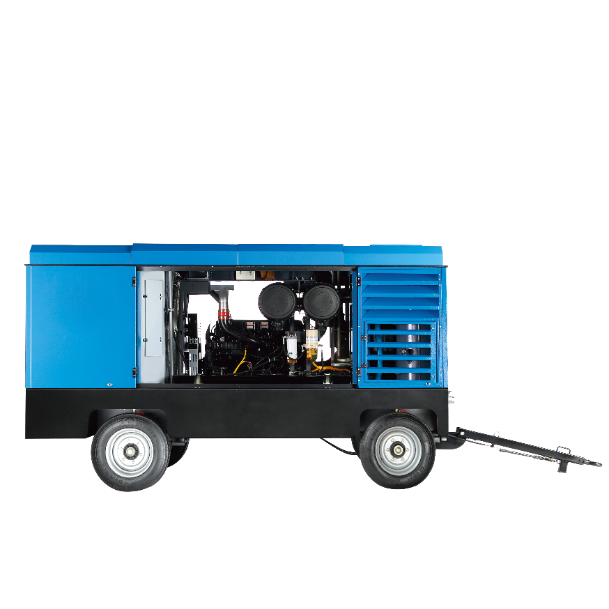 Powerful Mobile Diesel Air Compressor for Heavy-Duty Industrial Applications