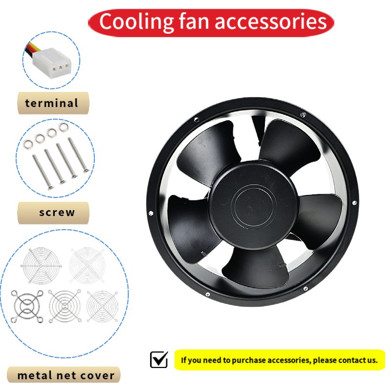 KAKU KA2208HA2 0.22/0.29A Ball Bearing 1700RPM Turbine Roof Industrial Exhaust Fan Ventilation Comoact Ac Cooling Fans