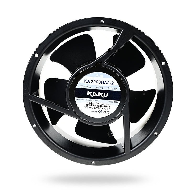 KAKU KA2208HA2 0.22/0.29A Ball Bearing 1700RPM Turbine Roof Industrial Exhaust Fan Ventilation Comoact Ac Cooling Fans