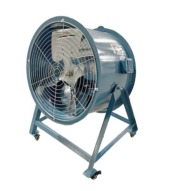 China Industrial Tunnel Marine Moving Axial Flow Fan, Exhaust Fan Local Site Tunnel Exhaust Ventilation Blower Fan