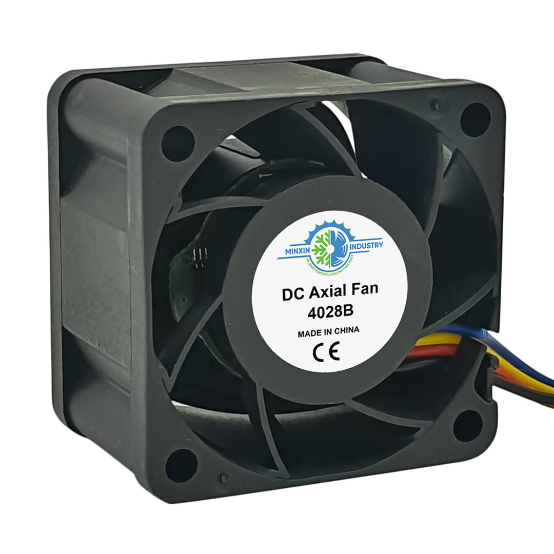 4028B Air Blower Fan 12V Axial Flow Industrial BLDC High Speed Fan