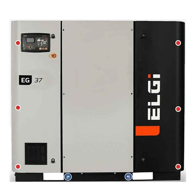 Industrial Air Compressor Equipment Manufacturer 45KW ELGi Low Price Oil Injected Screw Air Compressor