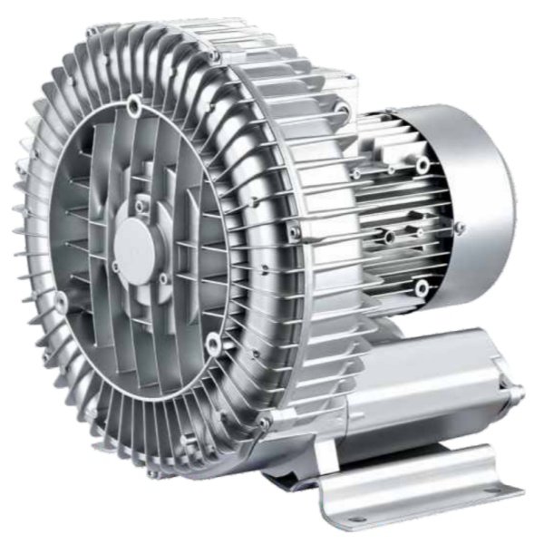 Single Stage Vortex Blower for Incenarator High Pressure Aluminum Alloy GB Fan Dc Motor Air Blower Belt Driven Air Blower CN;ZHE
