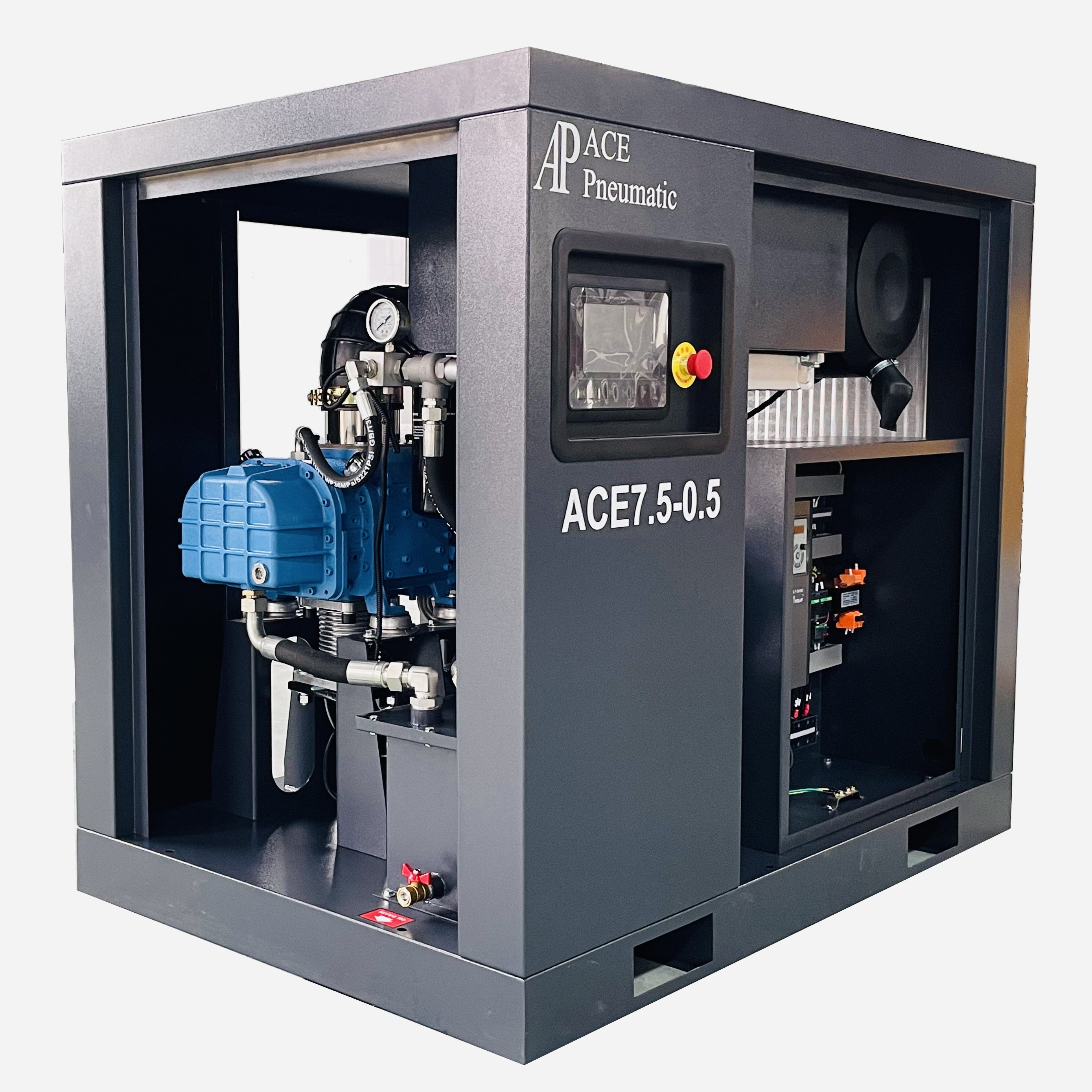 30 Hp 22 Kw 0.8 Bar Silent Oil Free Water Lubrication Compressor Good Price Screw Blowers Air Compressor