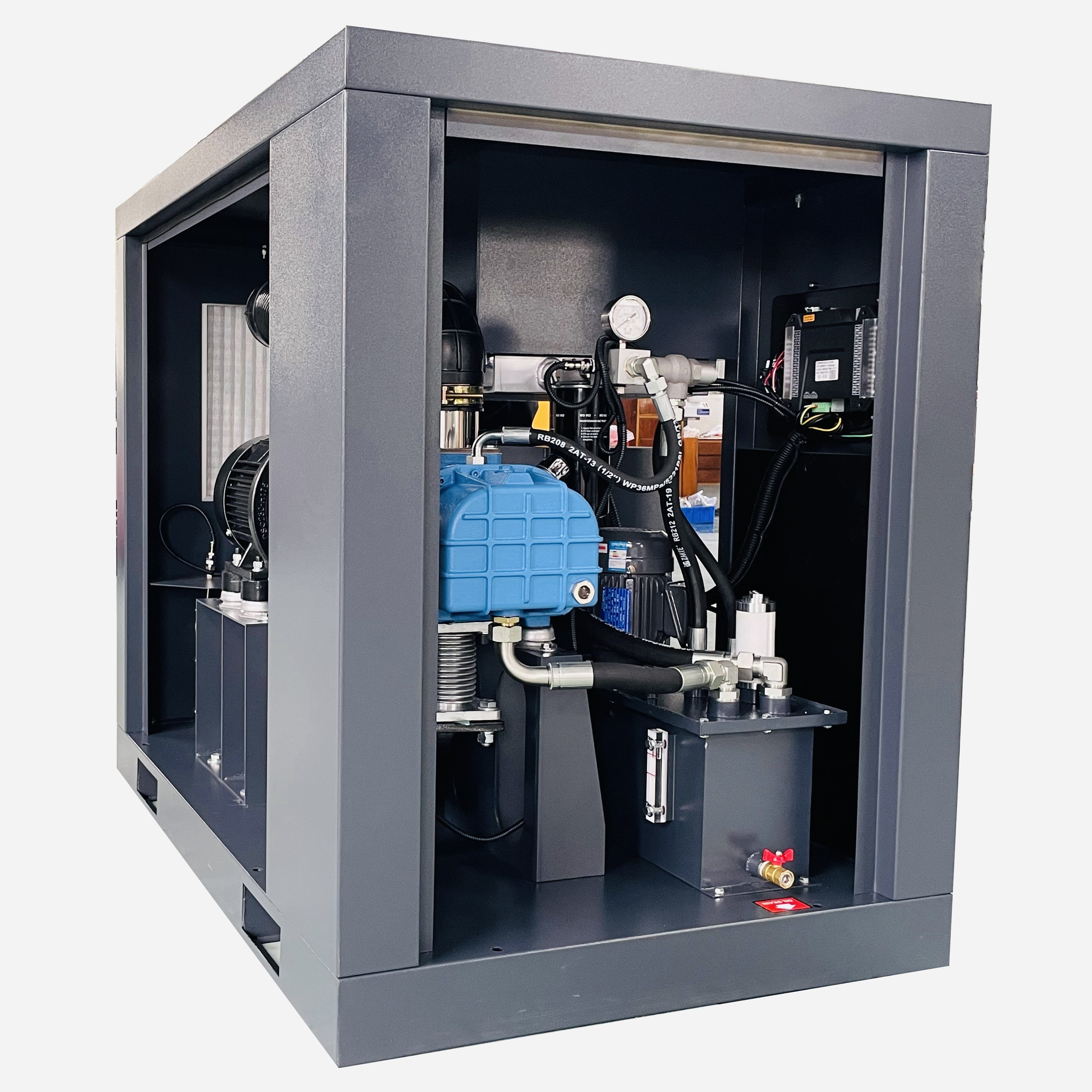 30 Hp 22 Kw 0.8 Bar Silent Oil Free Water Lubrication Compressor Good Price Screw Blowers Air Compressor