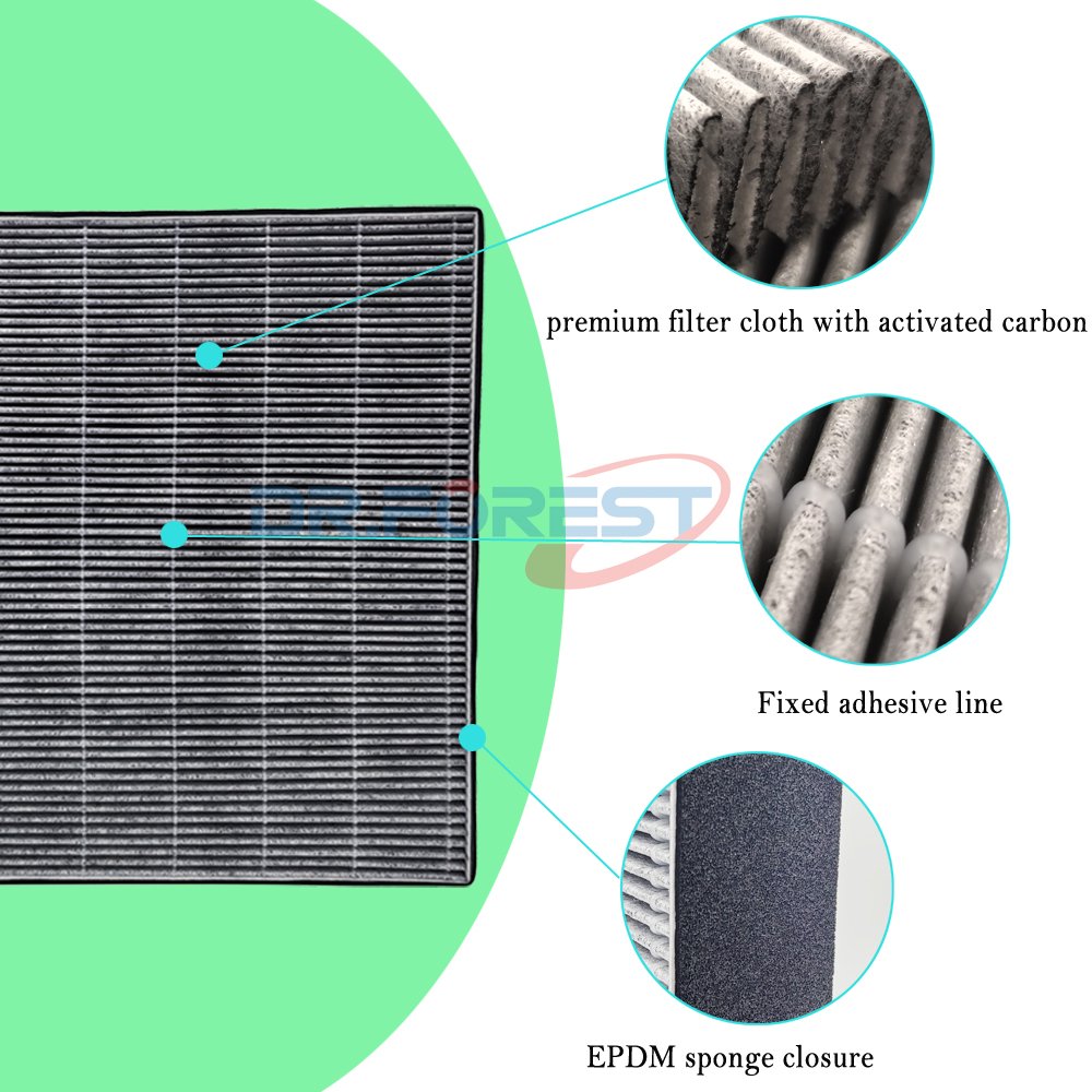 Premium Cabin Air Filter With Activated Carbon Replacement Car Filter