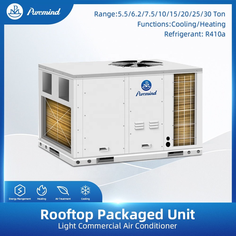 Gree Rooftop Air Conditioner 5.5 Ton - 30 Ton R410a HVAC OEM Rooftop Condenser Enerygy Savings Manufacturer Wind Free