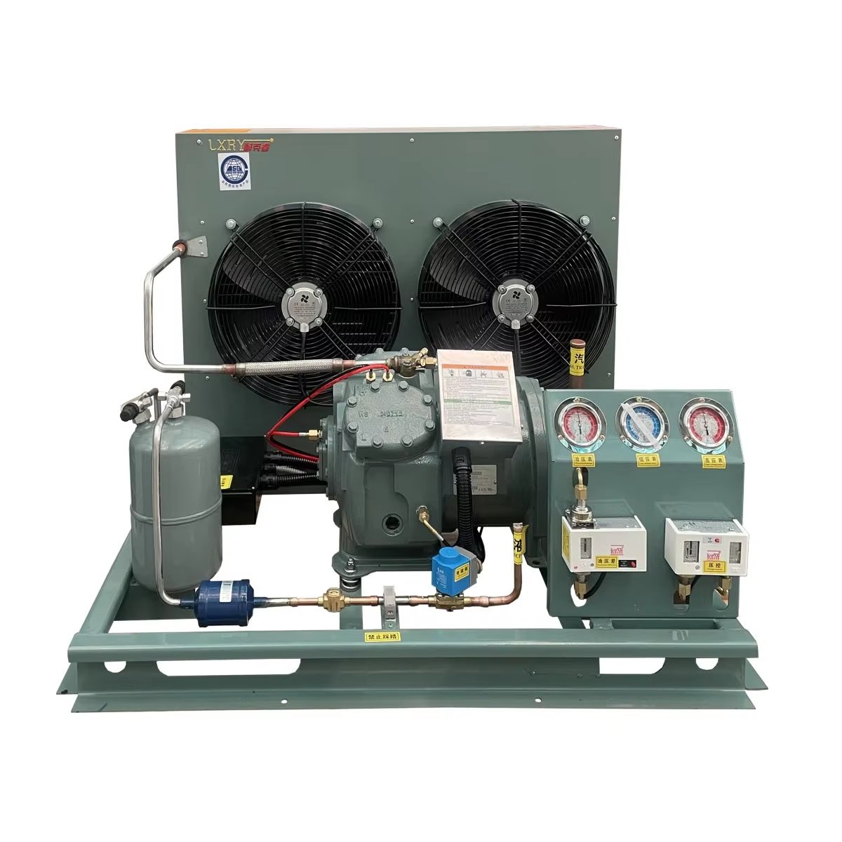 New 3hp 4hp 5hp 20hp 40hp Carrier Compressor Unit Cold Room Refrigeration Air Cooling Condensing Unit Pump Motor Core Components