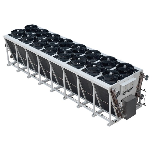 Custom Designed Dry Cooler Condensers Inverter Floor-Standing Evaporative Air Cooler with Cooling Pads New Condition