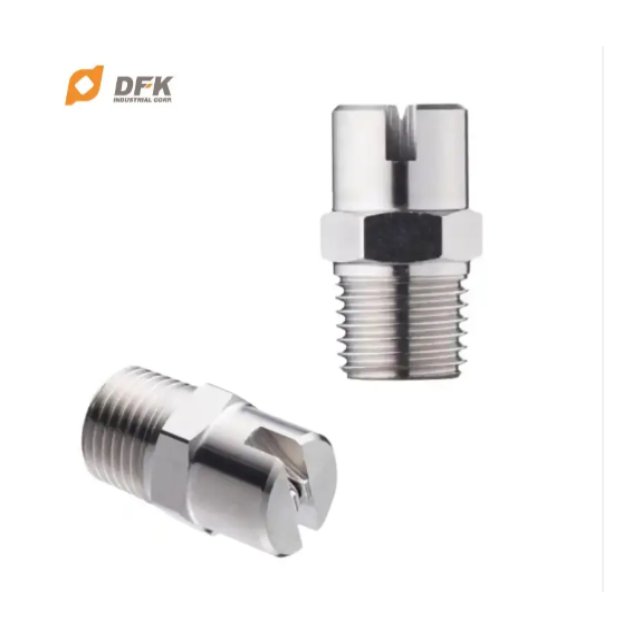 TAIWAN Stainless Steel 303/316 Water Flat Fan Spray Nozzle for Vehicles Cleaning