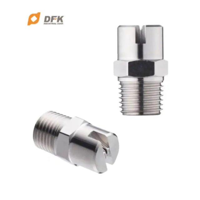 TAIWAN Stainless Steel 303/316 Water Flat Fan Spray Nozzle for Vehicles Cleaning