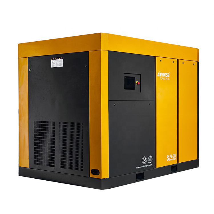 Airhorse 132KW 7 bar 8bar Two Stage Screw Air Compressor Industrial Compressors