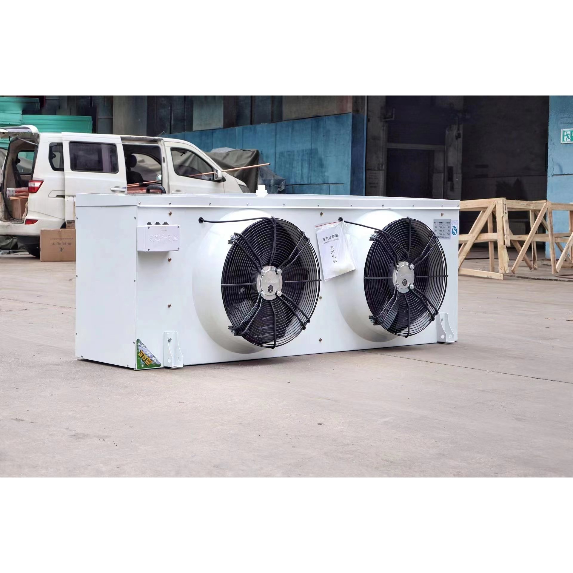 LXRY Indoor Chillers Ceiling Mounted Cooling Fan Cold Room Fan Unit Cooler air Cooled Evaporator Use with Condensing Unit