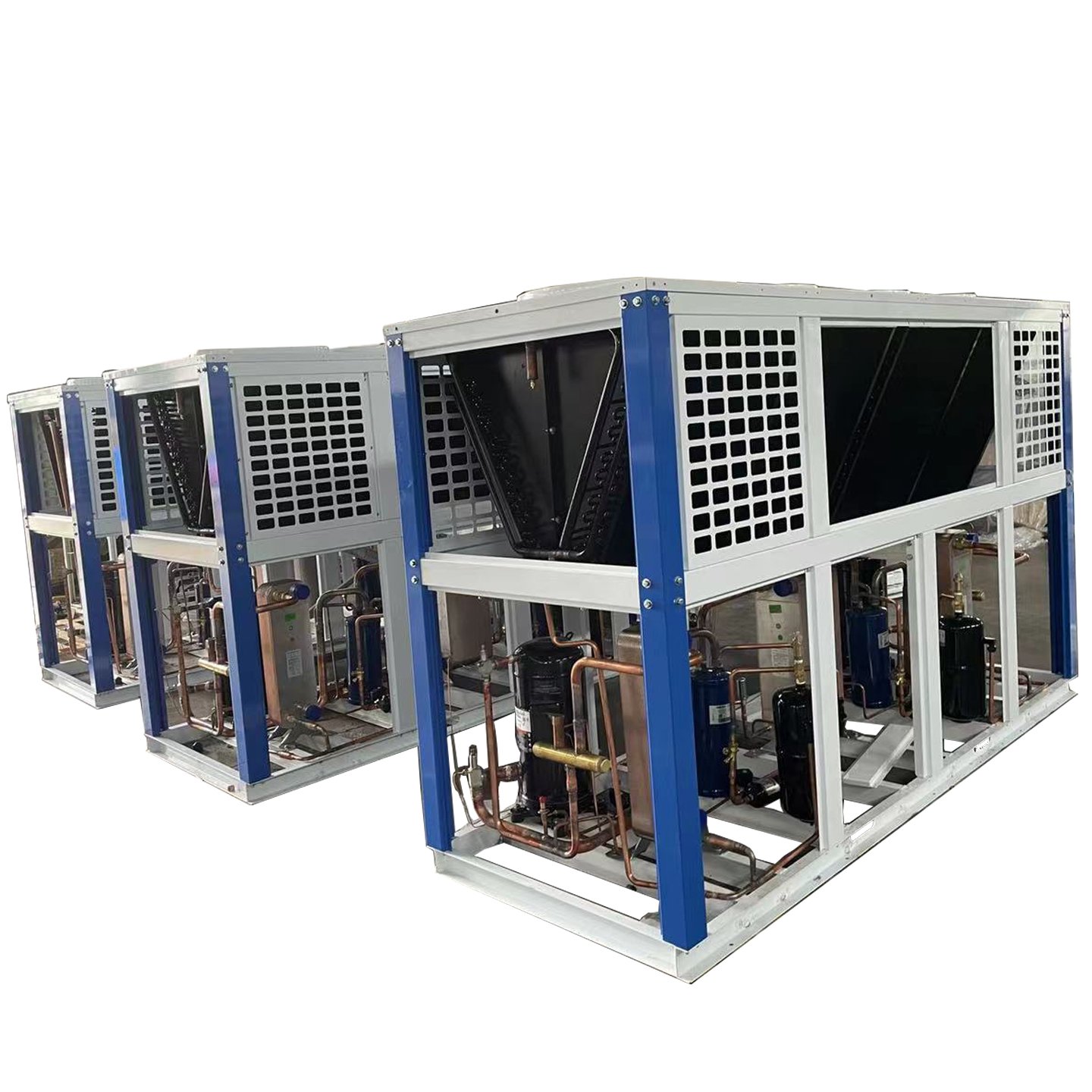 15500kcal PHE Condenser and Evaporator Matching 7HP Compressor (ZR81, ZP83) Is Used for 61000BUT/18kW Heat Pump air Conditioner