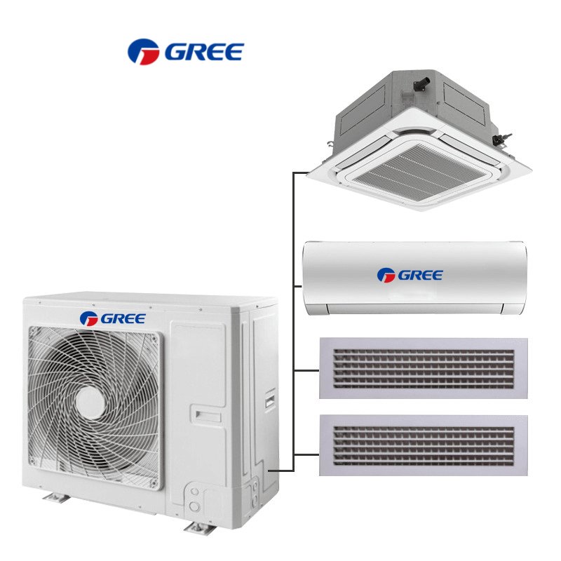 Gree Mini Inverter VRF/VRV System New Multi-Split Industrial Air Conditioning for Hotels with Compressor As Core Component