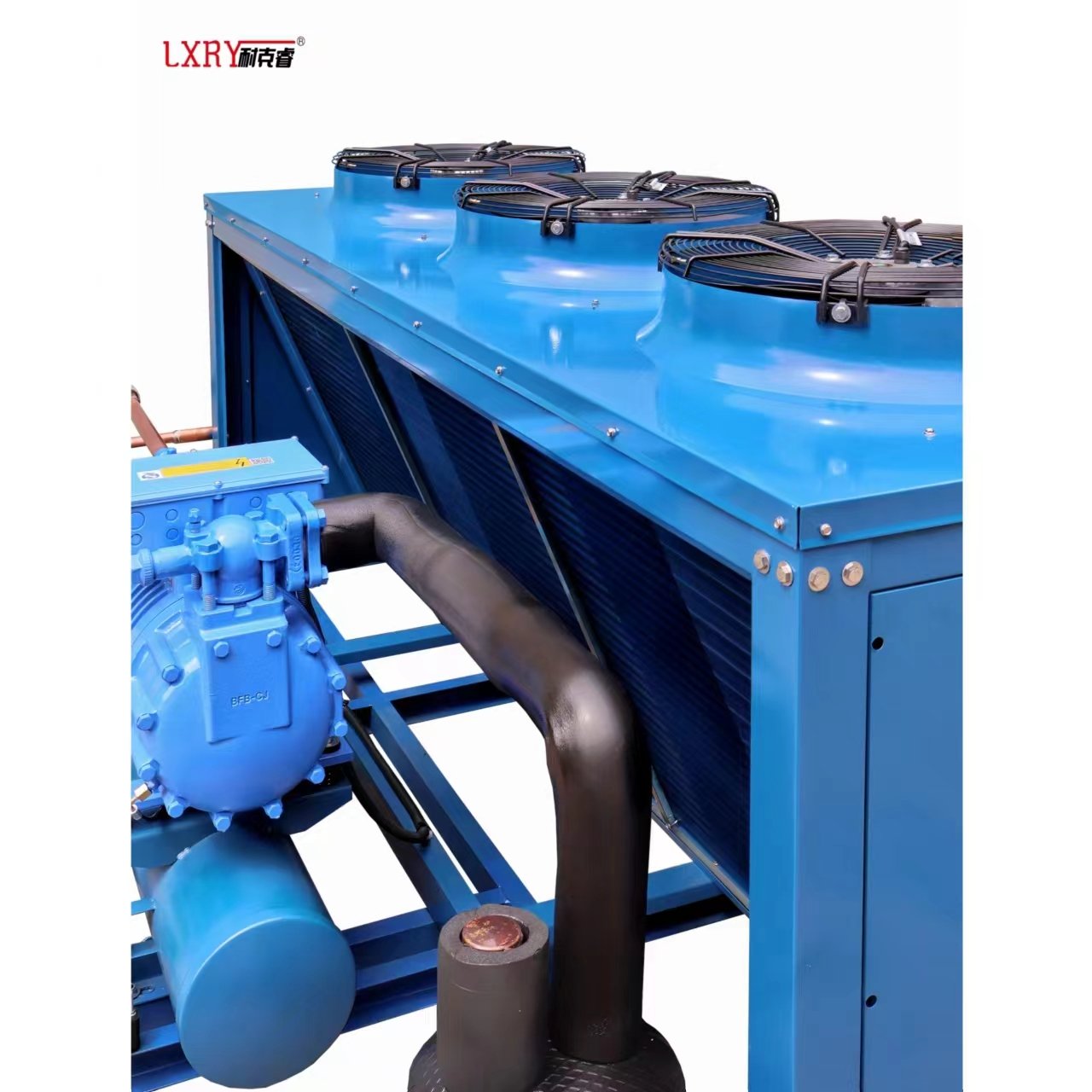 V-Shaped Air-Cooled Unit Condenser New and Used Condition for HVAC & Cold Room and Marine Application Industrial Condensing Unit