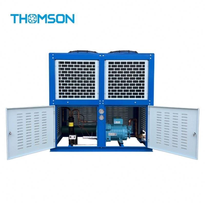 14 V Type Air-cooled Unit Low Temperature Box Type Compressor Condensing Unit