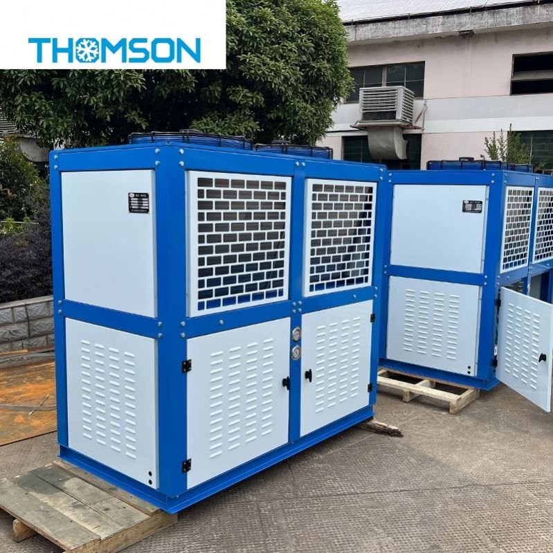 14 V Type Air-cooled Unit Low Temperature Box Type Compressor Condensing Unit