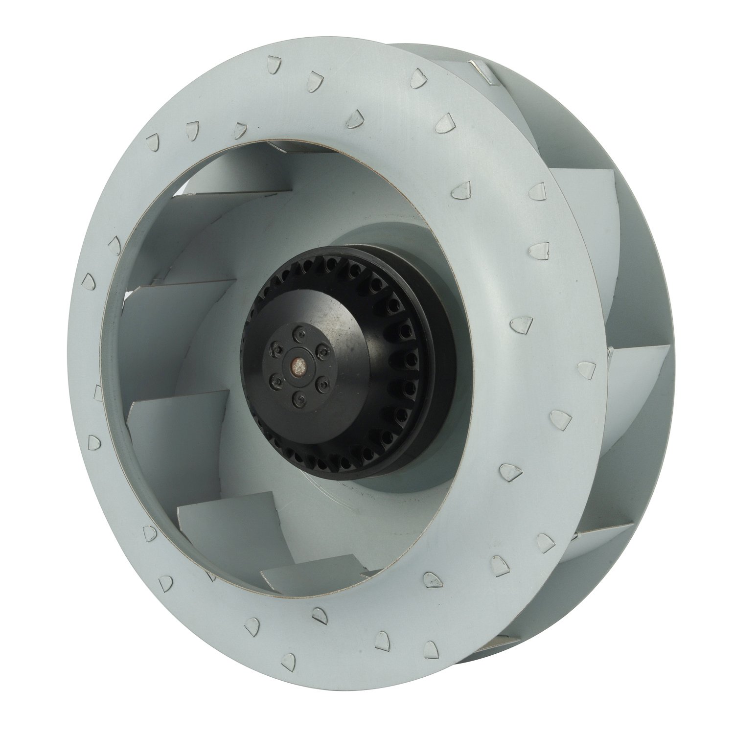 Kironmotor 225mm 4 Pole Single Phase Galvanized Impeller Centrifugal Fan for Fresh air System Fan