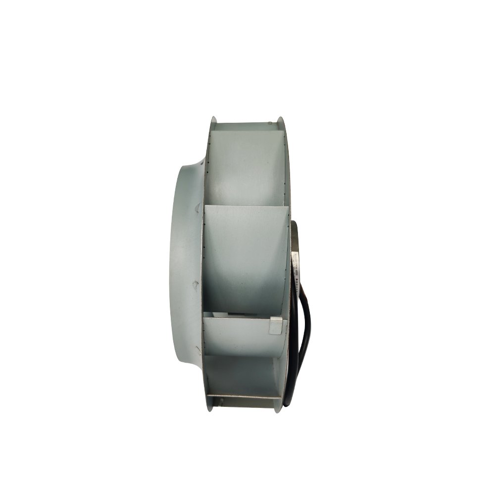 Kironmotor 225mm 4 Pole Single Phase Galvanized Impeller Centrifugal Fan for Fresh air System Fan