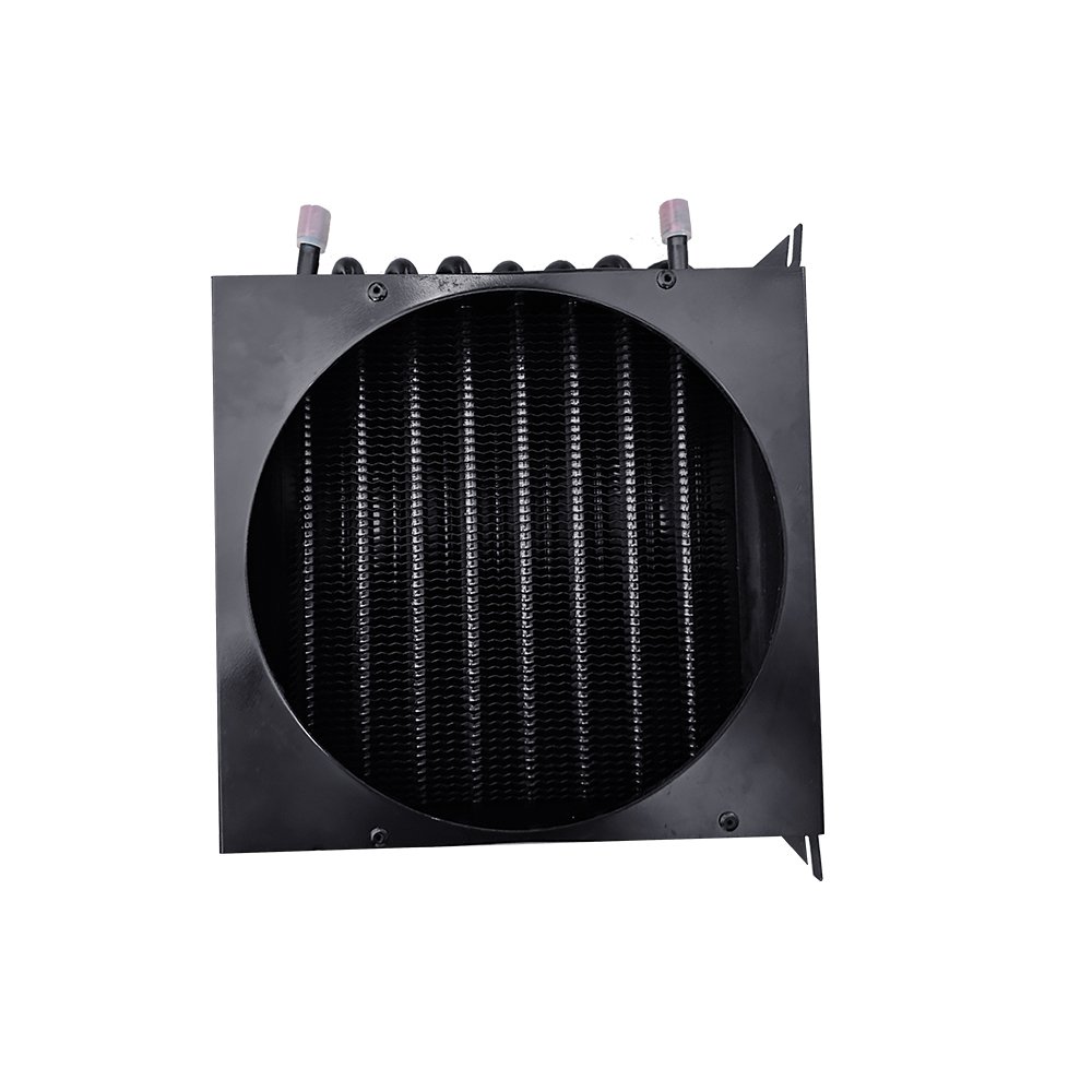 Customized Air-Cooled Copper Tube Fin Condenser Evaporator Heat Exchanr Competitive Price Copper Tube Heat Exchanger