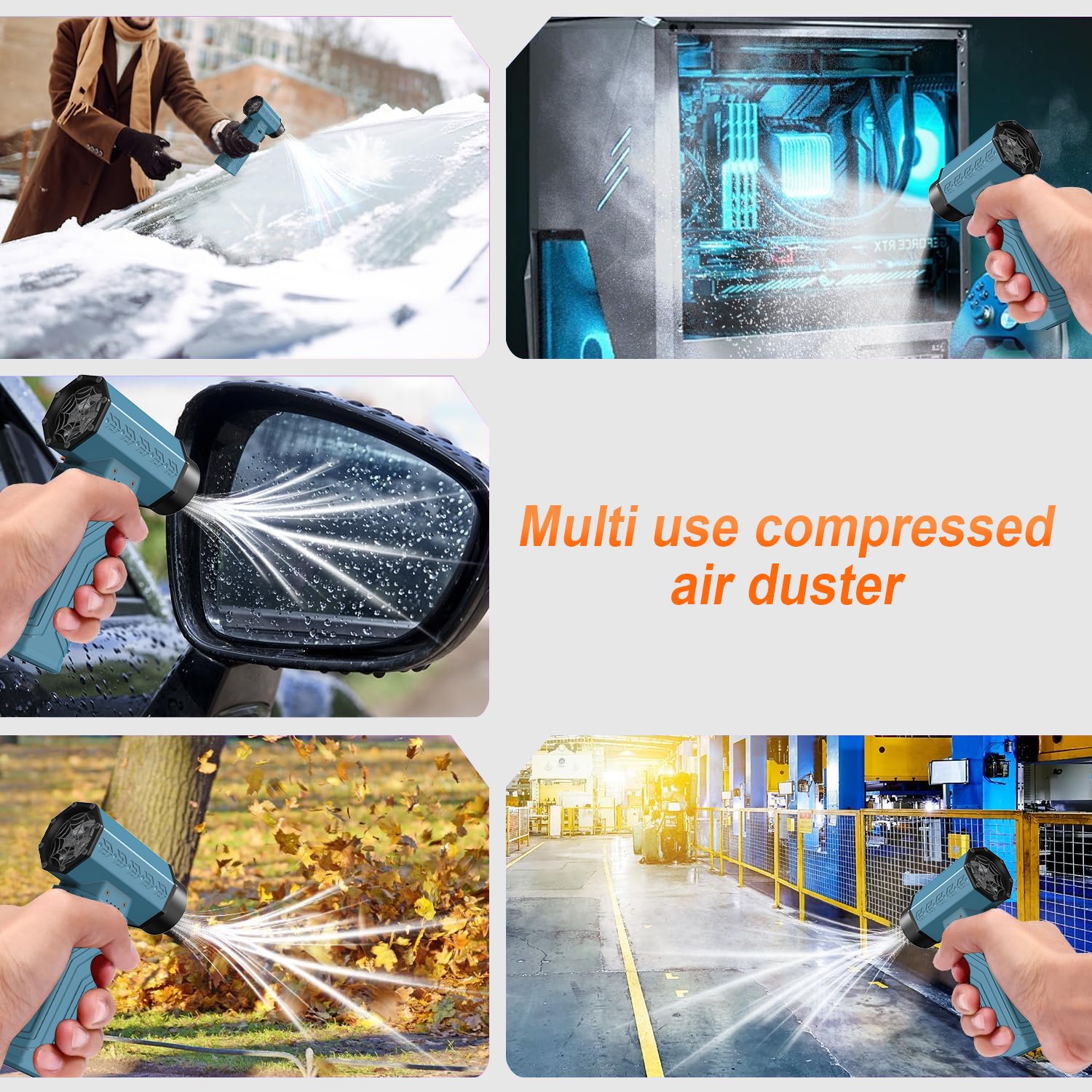 Barbecue Tools Rechargeable Wireless Mini Jet Turbo Fan air Dust Blower Wireless Cordless Dust Collector Car Ddrying Blower Fan