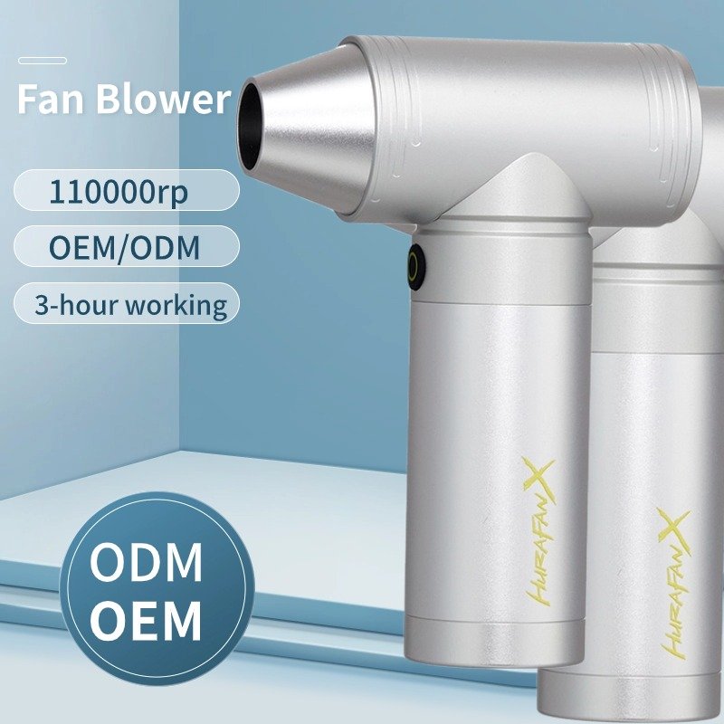 Al6063 air Blower Mini Jet Turbo Fan Usb Rechargeable Mini Turbo Jet Fan Turbo Violent Blower Used for air Cooling/fueling Fire