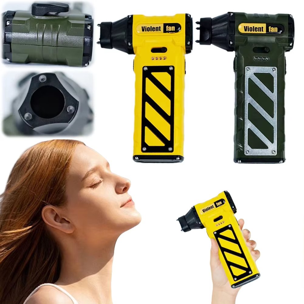Car Mounted Turbofan Brushless Motor Camping Barbecue Blower Handheld Portable Hand Turbo Jet Fan