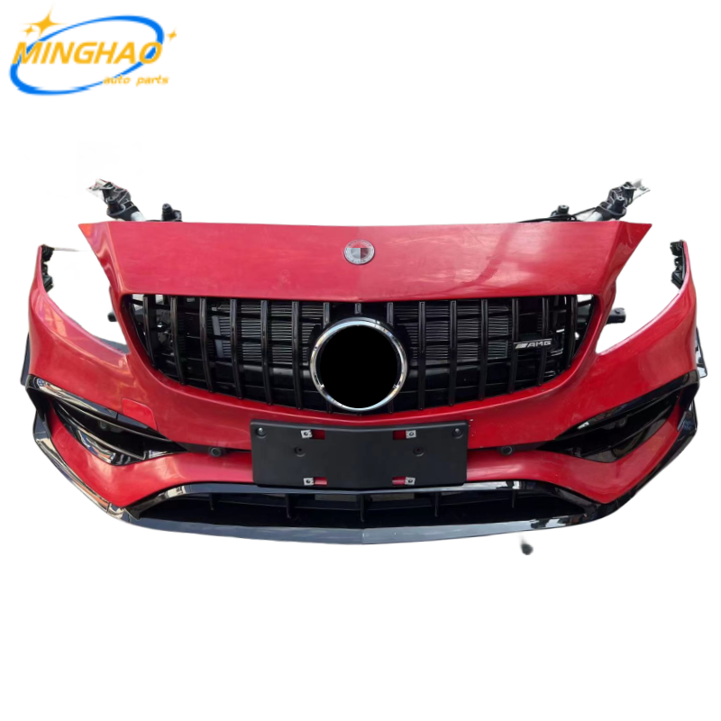 For Mercedes-benz CLA X117 X118 Front and Rear Bumpers Front Fenders Radiator Condenser tank Hood Headlights Grille radar