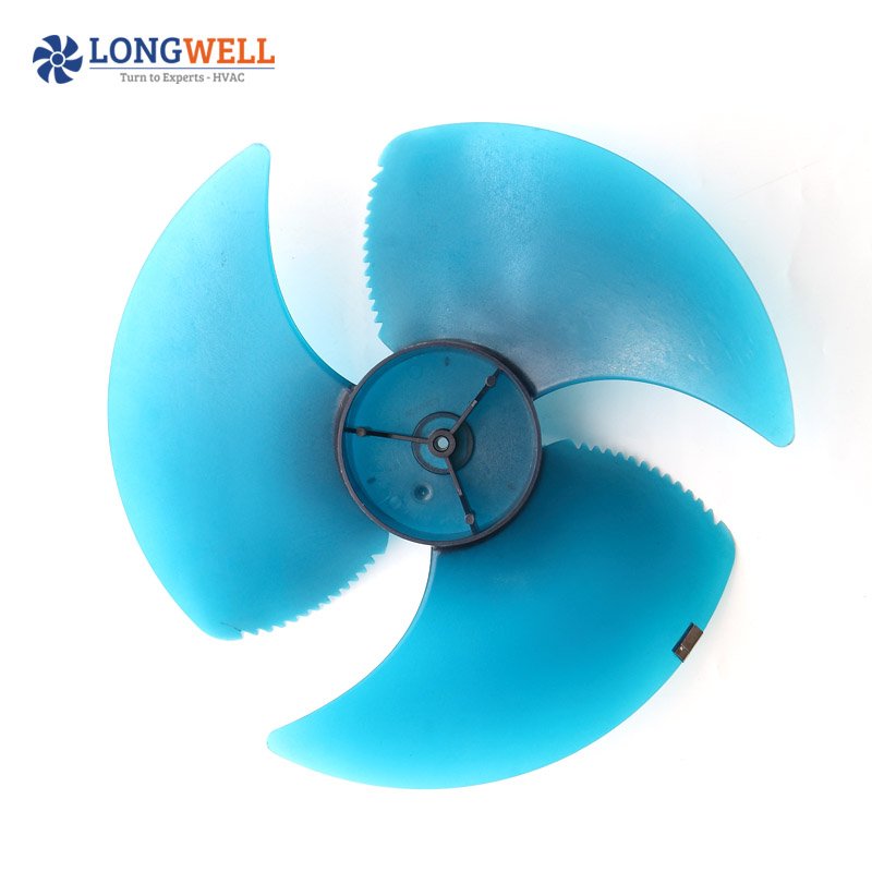 LongWell 96-560 Tubular Impeller Diameter Plastic Flow Fan Blades for air Conditioner Excavator Blower air Conditioning Impeller