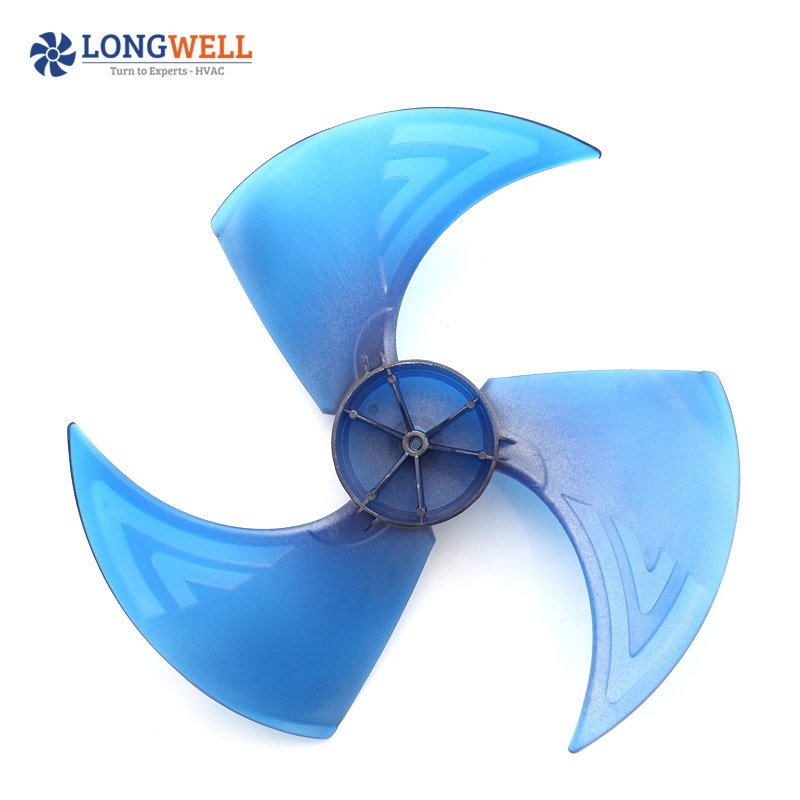 LongWell 96-560 Tubular Impeller Diameter Plastic Flow Fan Blades for air Conditioner Excavator Blower air Conditioning Impeller