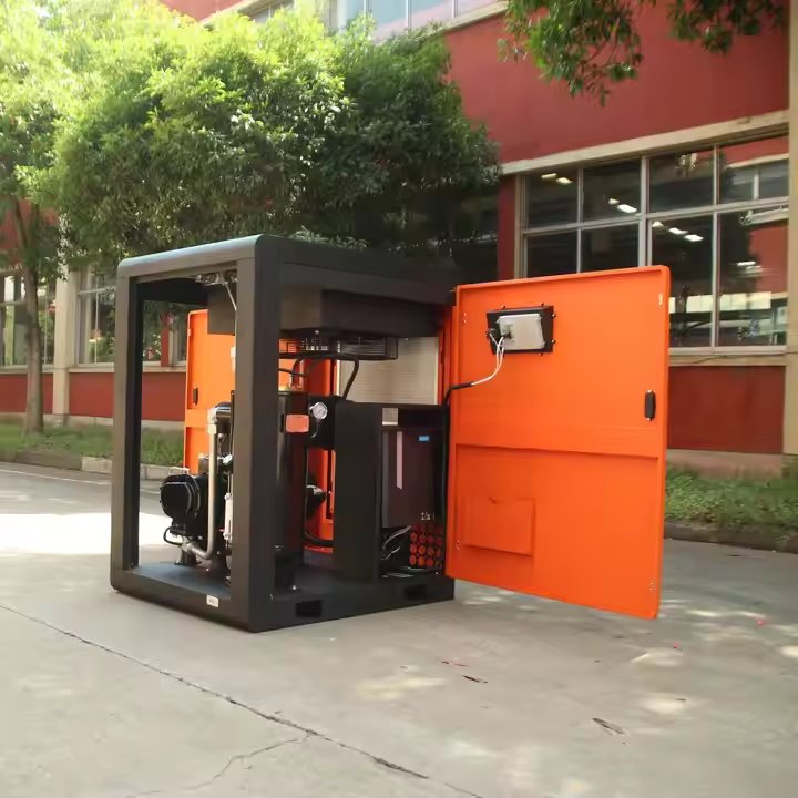 Screw air Compressor One Stage New Direct Driven 20hp Ac Power Combined Oil Screw Compressors Type