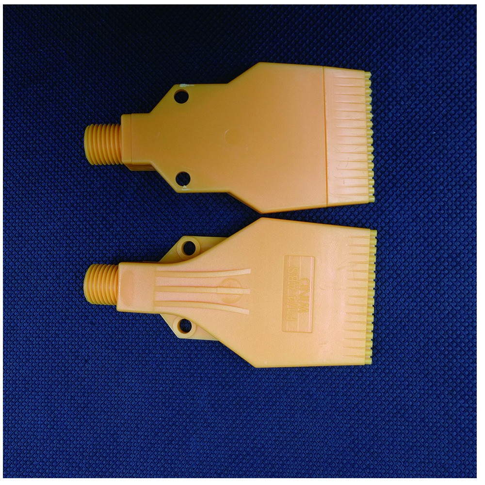 YS Factory 1/4 Inch ABS Plastic Wind Blowing Jet Fan Nozzle, Compressed Air Blower Air Knife air Jet Spray Nozzle