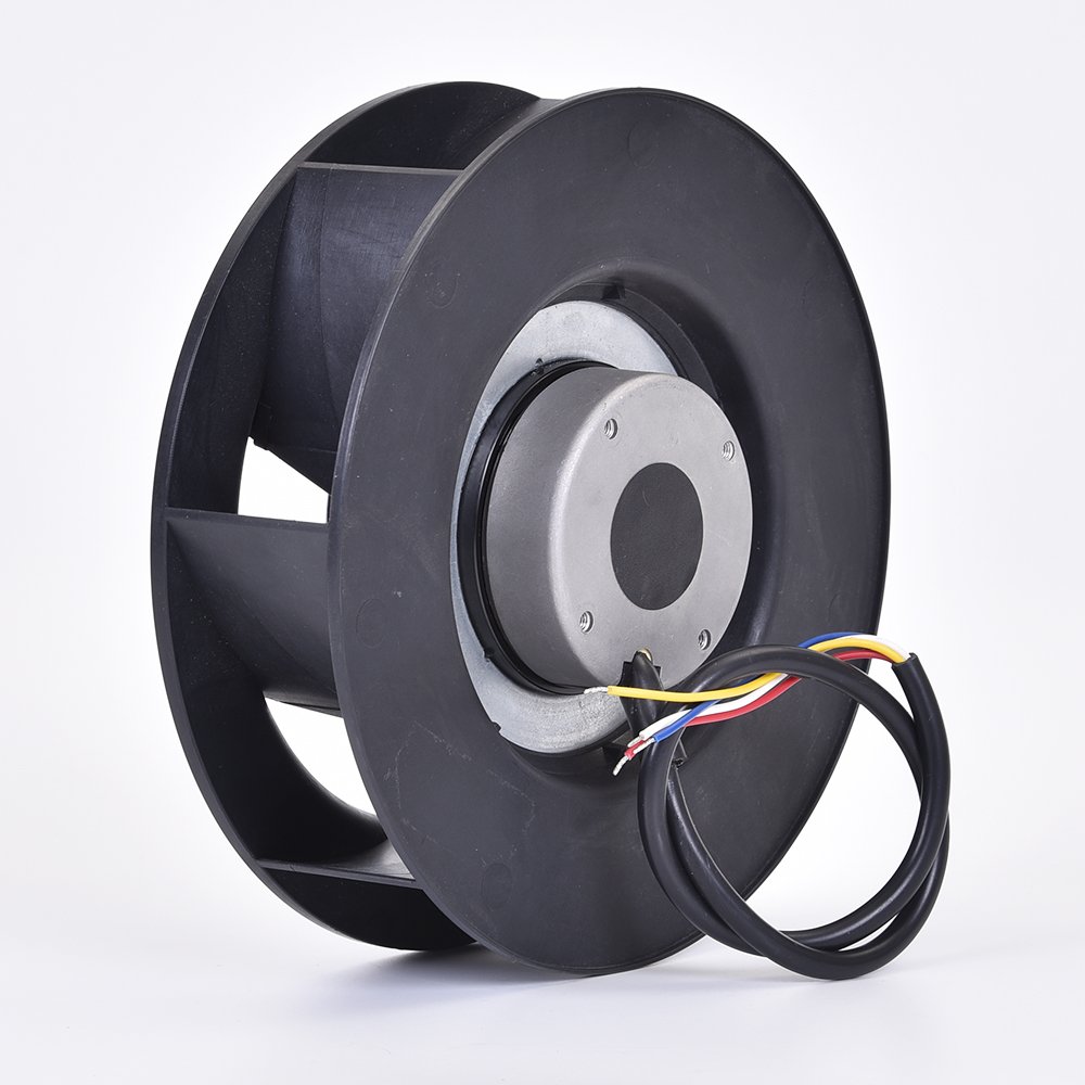 230V EC 175mm Centrifugal Ventilation Fan Electrical Brushless Backward Curved 120W High Power Centrifugal Exhaust Blower