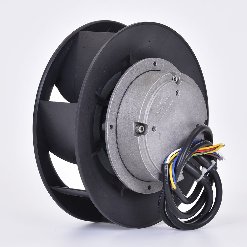 230V EC 175mm Centrifugal Ventilation Fan Electrical Brushless Backward Curved 120W High Power Centrifugal Exhaust Blower