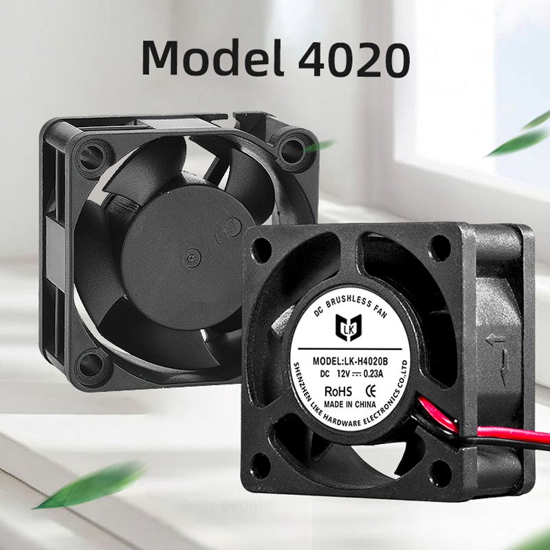 4020 DC5V 12V Air Axial Blower Fan for Industrial Axial Blower Ventilation Fan 40*40*20mm