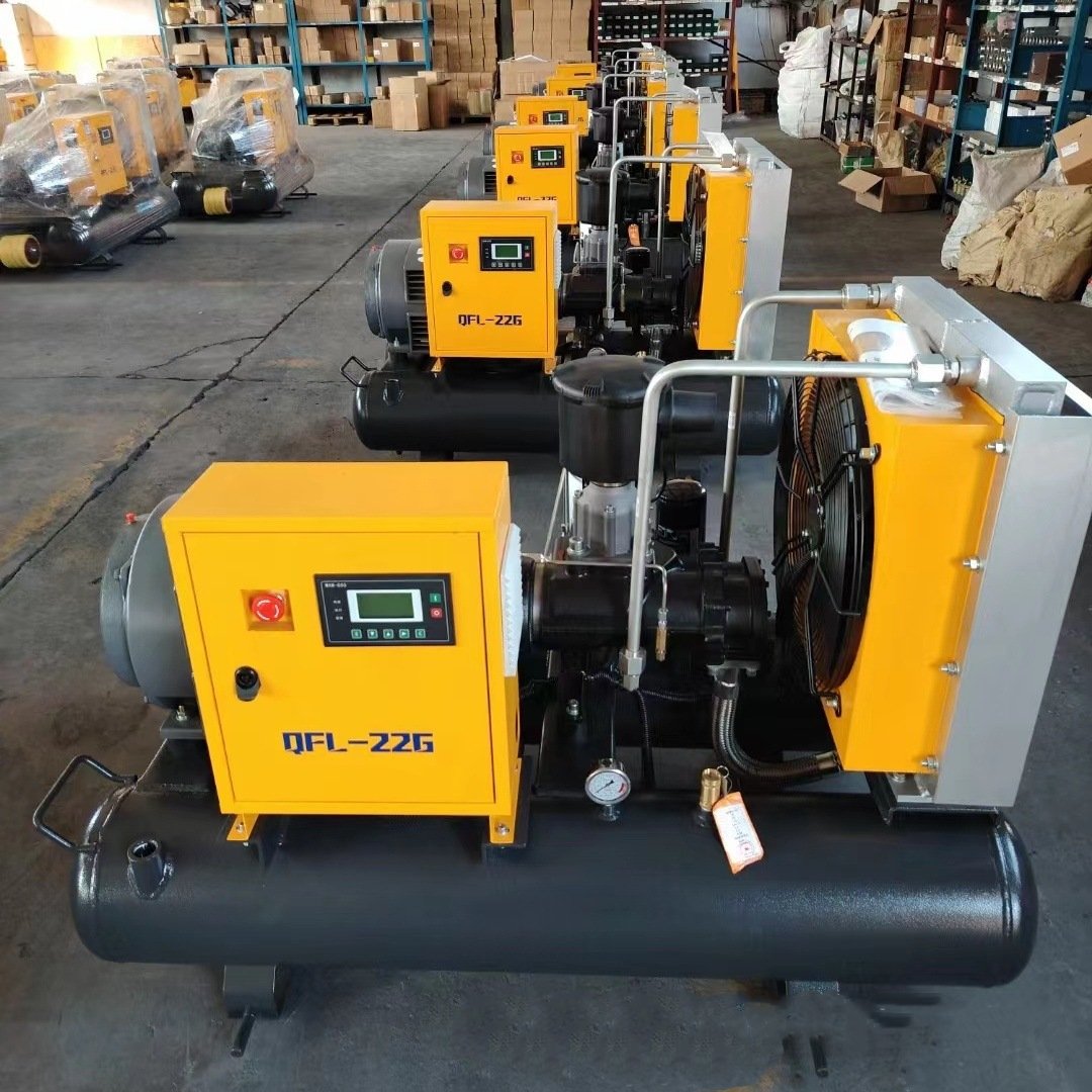 Portable Screw Compressor Small Mobile Integrated air Compressor 7.5KW Screw Compressor