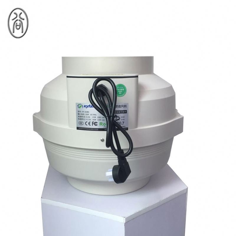 12Inch IP67 Waterproof Centrifugal Turbine Oil Fume Duct Silent Toilet Waterproof Duct Fan