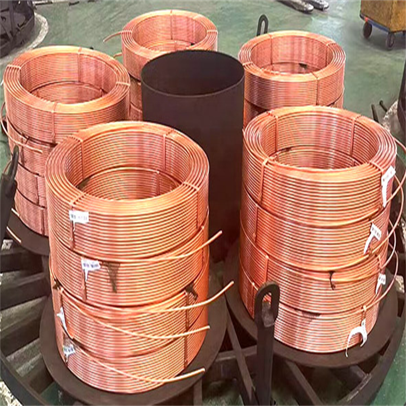 Customizable 15mm 3/8\" Insulated Pancake Coil Copper Pipe C11000 Brass Grade for Air Conditioner Condensers