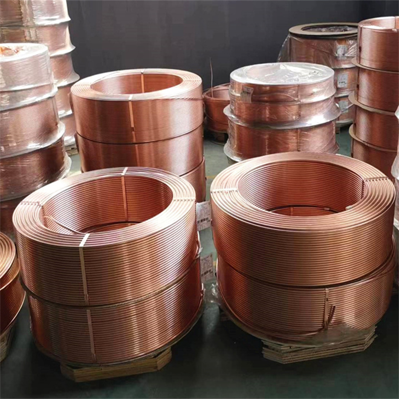Customizable 15mm 3/8\" Insulated Pancake Coil Copper Pipe C11000 Brass Grade for Air Conditioner Condensers