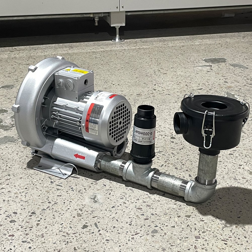 750W High Pressure Ring Blower 1hp Single Stage Regenerative Air Blower for Vacuum Packaging