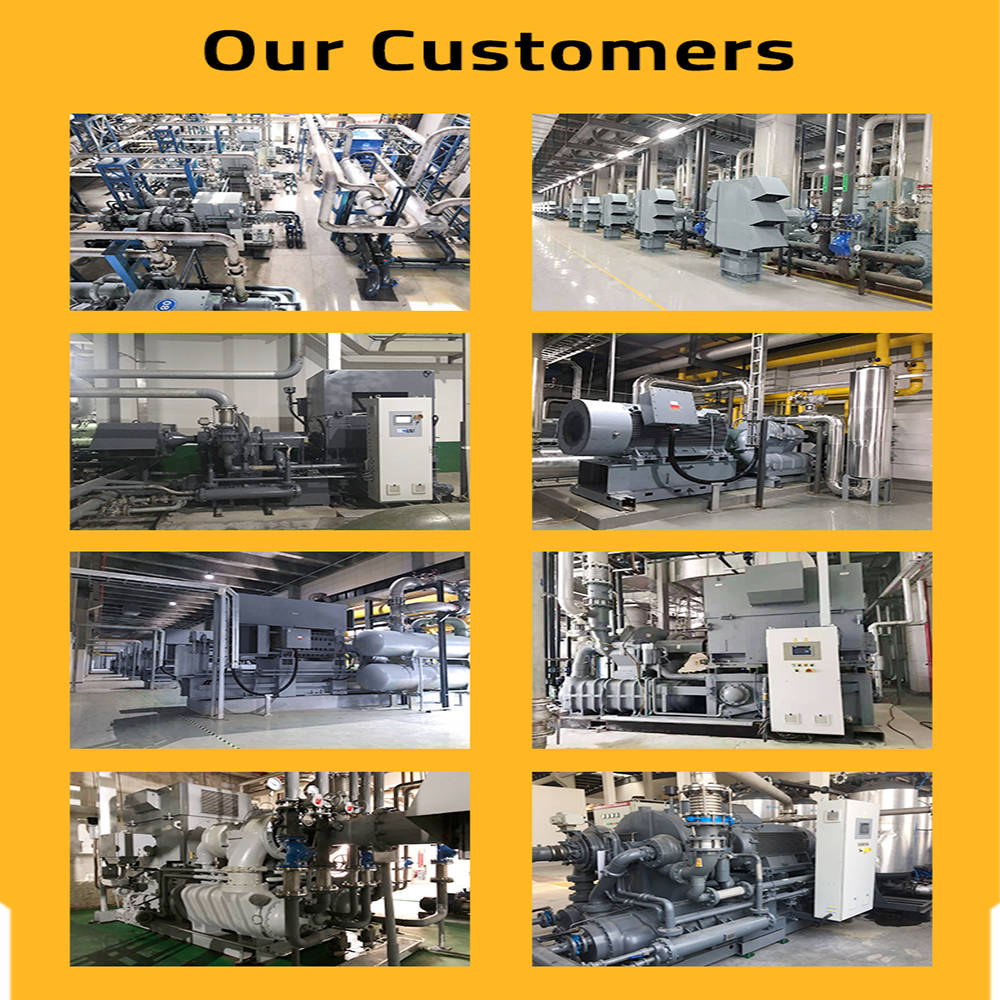 Customized Multi Stage Air Compressor 0.8-16Bar 8475Cfm Industrial Centrifugal Oil Free Air Compressor 300-1350Kw